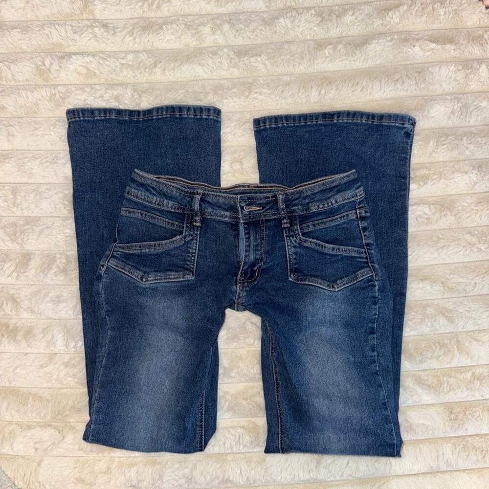 Y2k low rise flare jeans